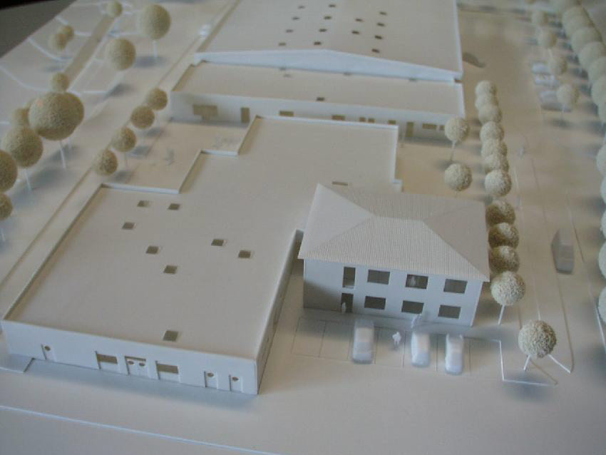 Lebenshilfe Blieskastel  Neubau Werkstatt fr Behinderte - Modell