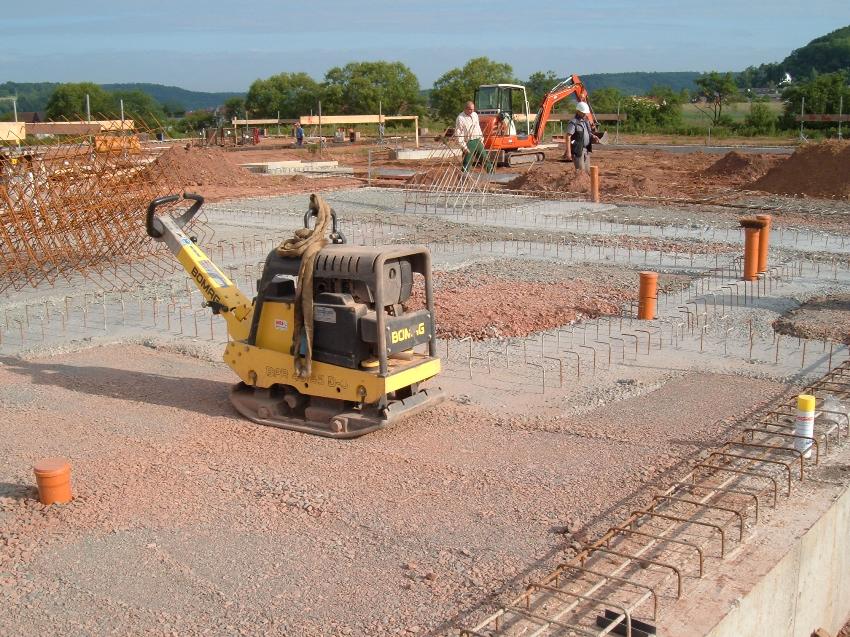 Lebenshilfe Blieskastel  Neubau Werkstatt fr Behinderte - Bodenplatte