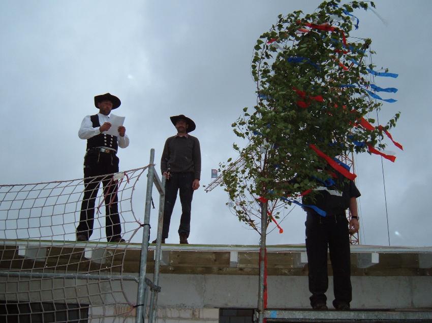 Lebenshilfe Blieskastel  Neubau Werkstatt fr Behinderte - Richtfest