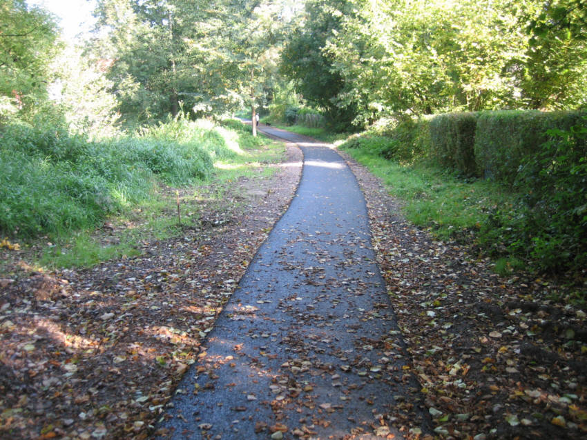 Hauptsammler Bliesmengen-Bolchen 1. Bauabschnitt Abwasseranlage Kleinblittersdorf - Asphaltierung Bliesweg