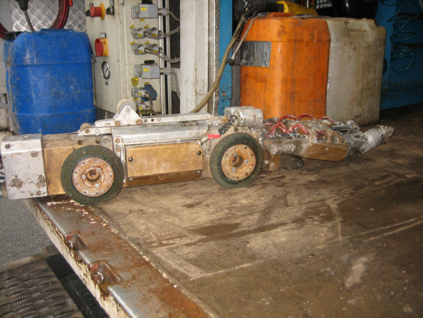Abwasseranlage Ommersheim Kanalsanierung - Kanalroboter