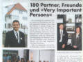 Planungsb�ro in neuer Umgebung. Z�nftige Einweihung dauert zwei Tage (29.11.1997)