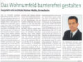 Barrierefreies Bauen. Wohnumfeld barrierefrei gestalten.  (03.03.2005)