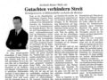 Gutachten. Architekt Rainer Walle r�t: Gutachten verhindern Streit (01.11.2005)