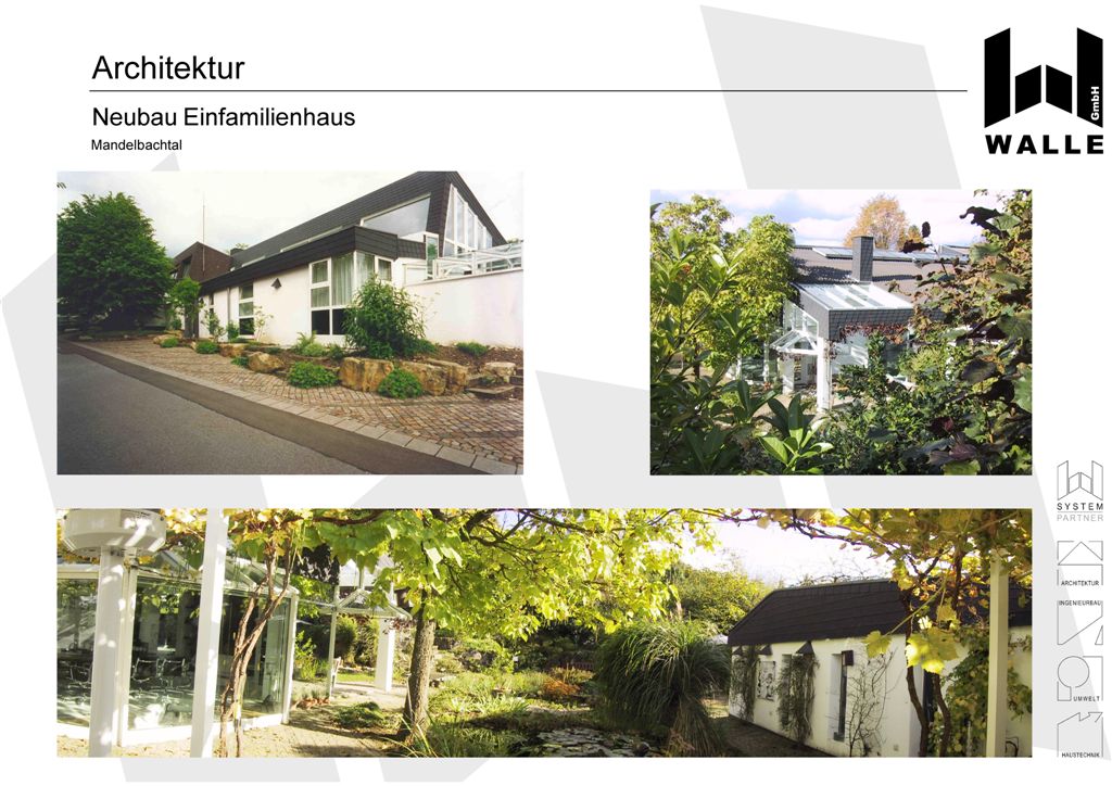 Neubau eines Einfamilienhauses, Mandelbachtal Ormesheim.